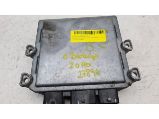 Блок управления двигателя 5WS40155AT, SW9653577680   Citroen Berlingo