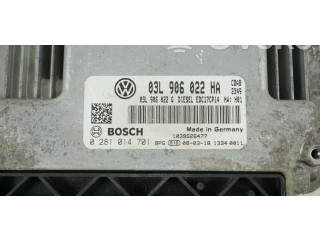 Блок управления двигателем Блок управления 03L906022HA, 0281014701   Volkswagen Tiguan