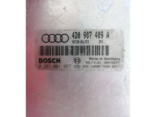 Блок управления двигателя 4D0907409A, 0281001867   Audi A6 S6 C5 4B