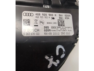 Přístrojová deska  Audi A6 S6 C7 4G 2012 4G8920900H, 0263678022  