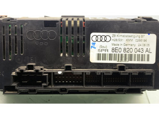Блок управления климат-контролем 8E0820043AL   Audi A4 S4 B7 8E 8H
