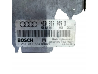 Блок управления двигателя 4E0907409B, 0281011684   Audi A8 S8 D3 4E