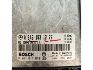 Řídící jednotka A6461531279, 0281011070   Mercedes-Benz E W211 2002