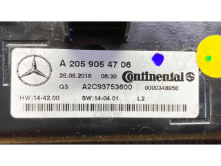 Блок управления климат-контролем A2059054706, 0000348958   Mercedes-Benz C W205