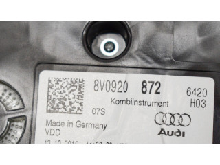 Панель приборов 8V0920872   Audi A3 S3 8V       