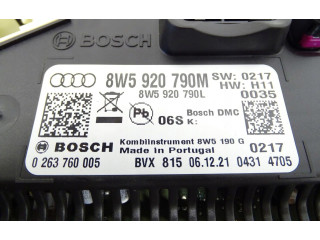 Панель приборов    Audi A4 S4 B9 8W       