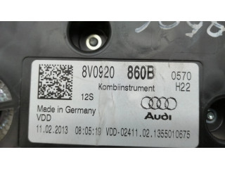 Панель приборов 8V0920860B   Audi A3 S3 8V       