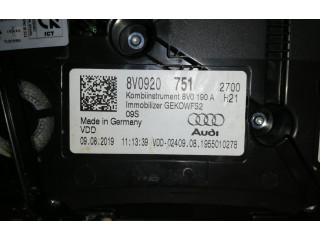 Přístrojová deska  Audi A3 S3 A3 Sportback 8P 2019 SLV8V0920751  