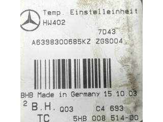 Блок управления климат-контролем A6398300685, A6398300685KZ   Mercedes-Benz Vito Viano W639