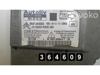 Блок подушек безопасности 9661384680, 604289500   Citroen C6