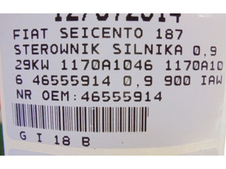 Блок управления двигателем ECU Fiat Seicento/600  1997 - 2010 года 46555914, 46555914      