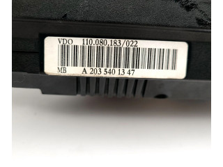 Přístrojová deska  Mercedes-Benz C W203 2003 A2035401347, A2035401347  