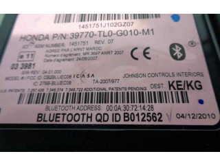 Блок управления 39770TL0G010   Honda Accord