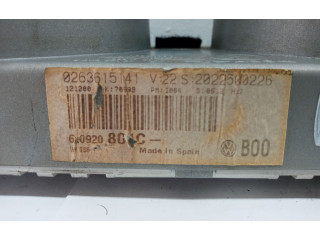 Přístrojová deska  Volkswagen Lupo 2001 0263615141, 6X0920801C  
