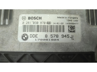 Řídící jednotka 8578945, 0281030870   BMW 1 F20 F21 2011