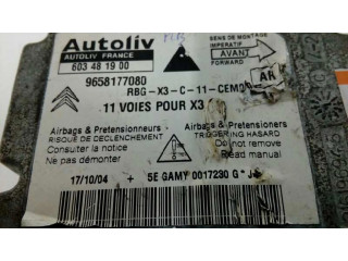 Блок подушек безопасности 9658177080   Citroen C5