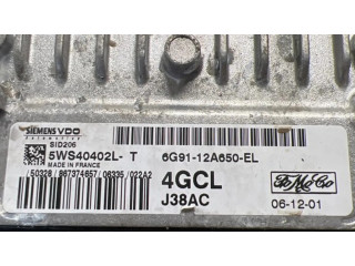 Блок управления двигателя 6G9112A650EL, 5WS40402L   Ford S-MAX