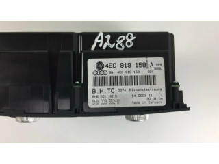 Блок управления климат-контролем 4E0919158A, A288   Audi A8 S8 D3 4E
