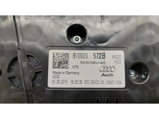 Панель приборов 8V0920972B   Audi A3 S3 8V       