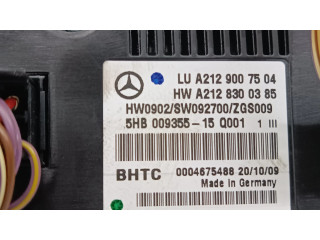 Блок управления климат-контролем A2129007504, A2128300385   Mercedes-Benz E W212