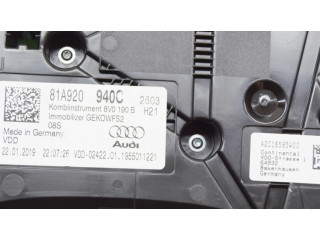 Панель приборов 81A920940C, 8V0190B   Audi Q2 -       