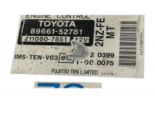 Блок управления двигателя 8966152781, 2110007851   Toyota Yaris Verso   