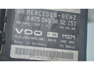 Řídící jednotka A0255453032   Mercedes-Benz A W168 1999