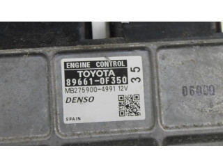 Блок управления двигателя 896610F350   Toyota Verso-S