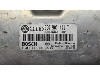 Блок управления двигателя 8E0907401T, 0281011444   Audi A4 S4 B6 8E 8H