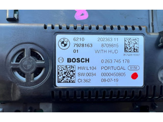 Přístrojová deska  BMW 3 G20 G21 2020 7928163, 0000450805  