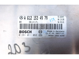 Řídící jednotka 0281011068, A6121534979   Mercedes-Benz C W203 2002