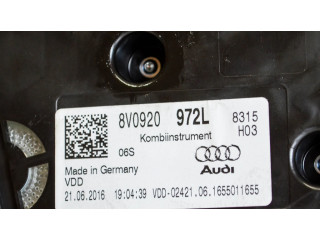 Панель приборов 8V0920972L   Audi A3 S3 8V       