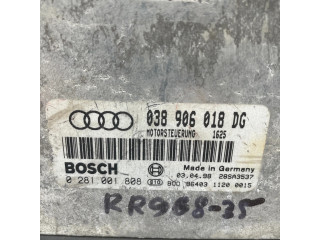 Блок управления двигателя 038906018DG, 0281001808   Audi A6 S6 C5 4B