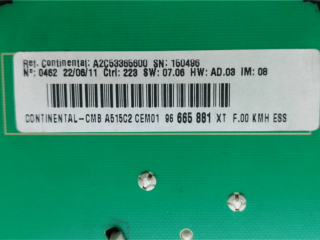 Панель приборов 96665881XT, A2C53365600   Citroen C3       