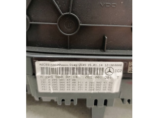 Přístrojová deska  Mercedes-Benz C W205 2014 A2059003714, 00000821  