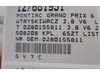 Vstřikovač 0280155811, 0280155811   Pontiac Grand Prix     