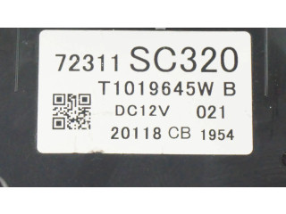 Блок управления климат-контролем T1019645W, 72311SC320   Subaru Forester SJ