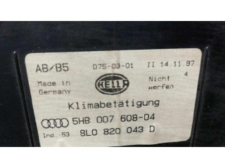 Блок управления климат-контролем 8L0820043D   Audi A3 S3 8L