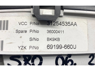 Přístrojová deska  Volvo S80 2008 31254535AA, 36000411  