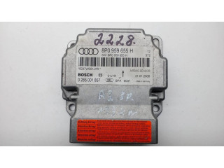 Блок подушек безопасности 8P0959655H, 0285001857   Audi A3 S3 8L