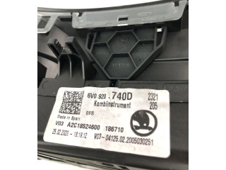 Спидометр (приборный щиток) 6V0920740D   Skoda Fabia Mk3 (NJ)   