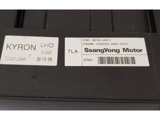 Блок управления климат-контролем 6870009071, 7J02294   SsangYong Actyon sports I