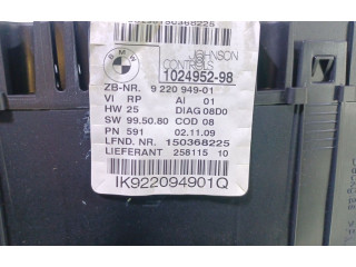 Přístrojová deska  BMW 1 E81 E87 2011 62109283801, 9220949  