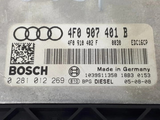 Блок управления двигателя 0281012269, 4F0907401B   Audi A6 S6 C6 4F