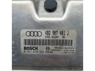 Блок управления двигателя 4B2907401J, 0281010822   Audi A6 S6 C5 4B