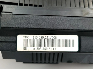 Панель приборов A2035403147, 110080231005   Mercedes-Benz C W203       
