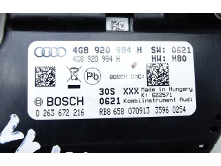 Přístrojová deska  Audi A7 S7 4G 2014 4G8920984H, 0263672216  