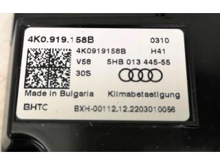 Блок управления климат-контролем 4K0919158B   Audi A6 S6 C8 4K
