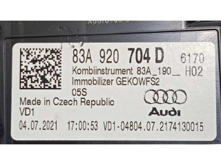 Панель приборов 83A920704D, A3C0780760101   Audi Q3 F3       