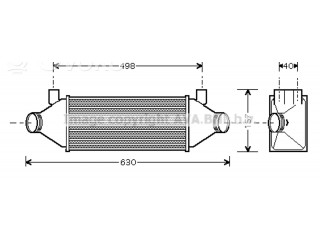 Интеркулер  1671440   Ford Transit -  Tourneo Connect 